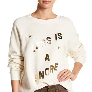 Wildfox Less Is A Snore Sweatshirt